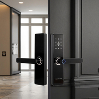 Serrure TT pour poignée de porte à entrée sans clé, serrure en zinc, mot de passe, connexion électronique, serrure de porte intelligente numérique