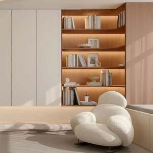 Armoire de rangement en bois pour salon, salle à manger et bibliothèque pour hôtels, appartements et villas, solution pour toute la maison - Product Image 3