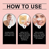 Patch nasal purifiant et rafraîchissant, élimine les points noirs, nettoie les pores, lisse la peau, doux et respectueux de la peau