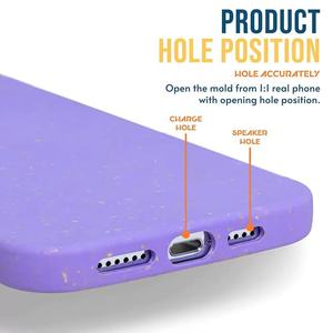 Coque de téléphone de luxe écologique iPhone 17 Pro Max 17 Air Biodégradable Recyclable Dégradable Compostable Durable et Protectrice - Product Image 6