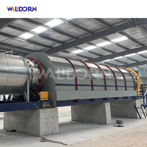 <b>Waste</b> Lithium Battery Recycling Machine Organic Gas Removing System High Capacity 300-2000kg/h PLC Controlled Gear Motor Bearing - Product Image 4