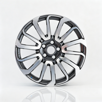 Rines de Aleación Forjados de Lujo de 20, 21 y 22 Pulgadas, 5x120, Color Gris Metálico, Directo de Fábrica, para Land Rover, BMW, Cadillac, Jaguar, Todoterreno y SUV