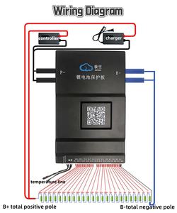 JK Smart Bms Bd6a24s10p Bảng Mạch Bms 12S 14S 16S 17S 20S 48 Volt Jk Bms - Product Image 4