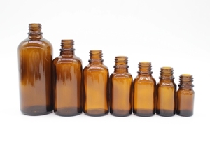 3ml 5ml 8ml Empty <b>Mini</b> Clear Glass <b>Bottles</b> for Lab Chemical Cosmetic Packaging with Screen Printed Rubber Stopper Bulk Sale - Product Image 4