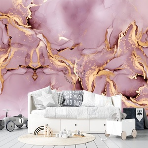 Carta <span class=keywords><strong>da</strong></span> Parati in Marmo Oro e Rosa per Soggiorno e <span class=keywords><strong>Camera</strong></span> <span class=keywords><strong>da</strong></span> <span class=keywords><strong>Letto</strong></span>, Murale Decorativo <span class=keywords><strong>da</strong></span> Parete - Product Image 4