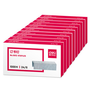 Deli No.0012 Staples 24/6 Metal Standard Size For Office School Use - Product Image 5