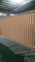 Panneau de ventilation automatique vertical en alliage d'aluminium pour extérieur, fabriqué en Chine, certifié ISO9001