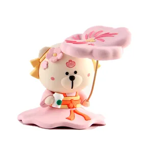 뜨거운 판매 블라인드 박스 사용자 정의 애니메이션 캐릭터 만화 입상 PVC 귀여운 핑크 시리즈 인형