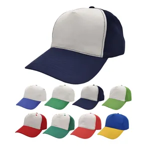 หมวก Snapback ผ้าฝ้ายสีดำสำหรับผู้ชาย,หมวกกีฬาเบสบอลหมวกตะตาข่าย5แผงขายส่งแบบกำหนดเอง