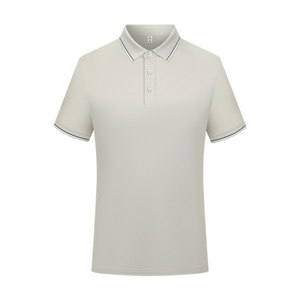 เสื้อโปโลผู้ชายสีน้ำเงิน โพลีเอสเตอร์ สีพื้น แขนสั้น ชุดทำงานสำหรับใช้ในชีวิตประจำวัน - Product Image 4