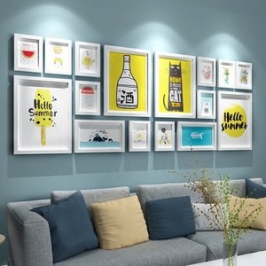 Khung Ảnh Chất Lượng Cao Phòng Khách Phong Cách Hiện Đại Bộ Dụng Cụ Treo Tường Trang Trí Sáng Tạo Bộ Khung Ảnh Bằng Gỗ Cứng - Product Image 3