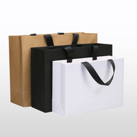 Vente en gros de sacs d'emballage en papier kraft de luxe sacs en papier personnalisés pour vêtements