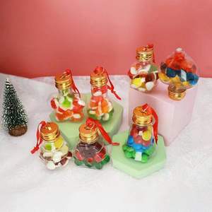 Nueva Botella Decorativa con Forma de Árbol de Navidad y Campanas, 50 ml, para Jugo, Té y Bebidas - Product Image 2