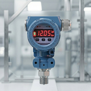 Transmisor de Presión Inteligente a Prueba de Explosiones con Pantalla LCD, Sensor Digital de Presión de Agua y <span class=keywords><strong>Gas</strong></span> de 0.25%FS, 4-20mA - Product Image 1