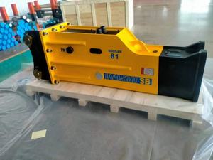 Soosan Disjoncteur hydraulique SB81 BOX Type Silence avec autocollant bleu pour excavatrices 18-26 tonnes pour la démolition et la construction - Product Image 2