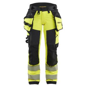 BLAKLADER - 702216483399D18 Pantalones de mujer de alta visibilidad elásticos en 4 direcciones Hi-vis Amarillo/Negro-EAN 7330509927199 ROPA DE TRABAJO DE 2017 - Product Image 1