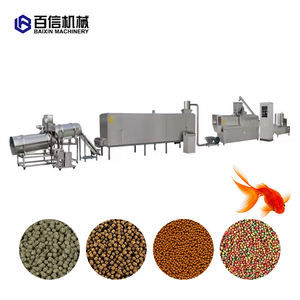 Nouvelle ligne de production d'aliments pour poissons à fonctionnement facile, extrudeuse avec acier inoxydable 304, grande capacité, large application - Product Image 5