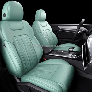 Coprisedili in Pelle Neri e Rossi con Sfondo Rosso per <span class=keywords><strong>Sedili</strong></span> Anteriori e Posteriori BMW <span class=keywords><strong>Audi</strong></span> - Product Image 3