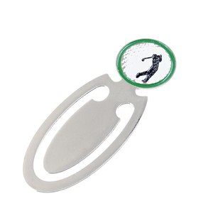 Segnalibro da golf 22x60 mm, porta libri resistente ed elegante - Product Image 1