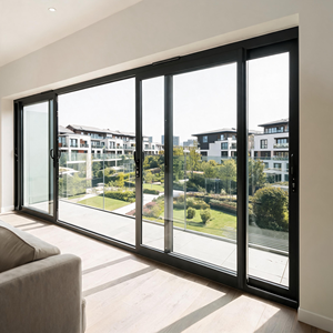 Factory Modern Aluminum Alloy Double Glazed Sliding Glass Door for Interior Outdoor Waterproof Use Patio Garden - Product Image 1