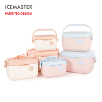 Icemaster 6 12 21QT conception brevetée OEM petite glacière portable isolée refroidisseur de plage dur avec poignée