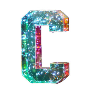 Lampes à lettres lumineuses colorées pour la décoration de fêtes et de mariages, lumières d'ambiance pour les propositions de mariage et les confessions. - Product Image 4
