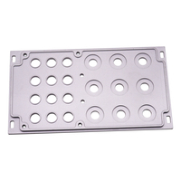 Bandeja Magnética de Aluminio Anodizado CNC con Opciones de Acero Inoxidable, Fresado y Taladrado CNC para Mecanizado