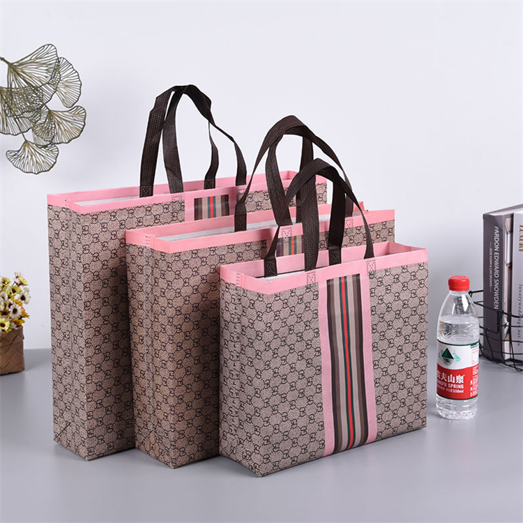 Custom Logo Wholesale Nonwoven Bags Shopping
