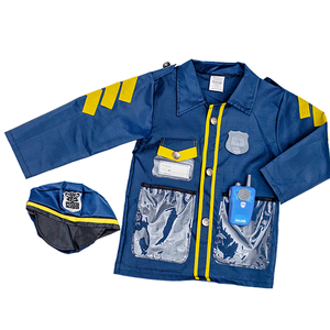 <span class=keywords><strong>Disfraz</strong></span> de policía de imitación, sombrero y uniforme para Halloween, fiesta, oficial de policía, 7 Uds. - Product Image 4