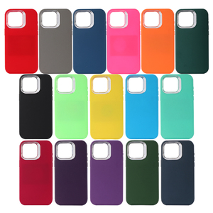 <span class=keywords><strong>Coque</strong></span> de téléphone portable de couleur unie unique 3 en 1 Funda Anti-Shock Phone Cover pour <span class=keywords><strong>iphone</strong></span> 15 16 Pro Max Case para celular - Product Image 1