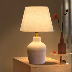 Lámpara de Mesa de Porcelana de Estilo Chino, Lámpara de Noche de Lujo para Dormitorio, Decoración Zen de Hotel de Jingdezhen - Product Image 3