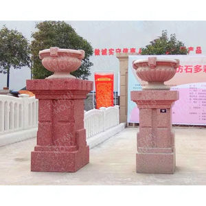 Cetakan semen beton produsen produk stok tersedia penjualan laris cetakan Pot bunga bulat ornamen taman - Product Image 4