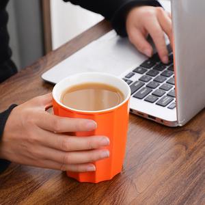 400Ml Minimaliste Céramique Simple Couleur Unie Motif Tasse Gobelet Chaud Et Froid - Product Image 6