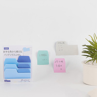 Onglets d'indexation dégradés colorés, notes adhésives créatives multicolores pour bureau, journal, messages, mémos, rappels, notes réutilisables