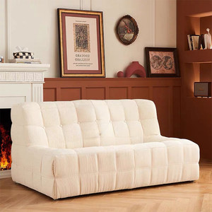 Sofá Cama Convertible <span class=keywords><strong>de</strong></span> Cuero Negro Extra Grande, Sofá <span class=keywords><strong>Chaise</strong></span> Longue Minimalista Nórdico Moderno para Dormitorio y Uso en Hoteles - Product Image 3