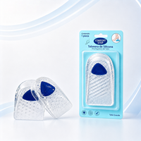 Protections de talon invisibles en gel anti-dérapant en forme de U personnalisées pour le soin des pieds, absorbant les chocs et améliorant le confort, en silicone TPE souple