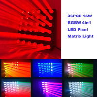 Nuevo 36*15W RGBW LED 4 en 1 Matrix Beam Blinder Light DMX512 Efecto de escenario para DJ Discoteca Fiestas Boda Bar y discotecas