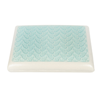 Ergonomisches Orthopädisches Luxus-Kissen mit Angepasster Form, Kühlgel-Memoryschaum, 100% Polyester-Bezug, Maschinenwaschbar für