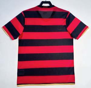 Camiseta de Fútbol Torvosports para Hombre, Versión Jugador 1:1, Alta Calidad, Jacquard, Cuello en V, Rayas, Transpirable, Ligera, Manga Corta - Product Image 1