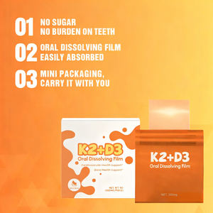 VitaHall Pellicola Orale Personalizzata K2 D3 con Formula Nutrizionale Sportiva per uno Stile di Vita Attivo e Supporto Quotidiano di Calcio - Product Image 3