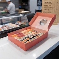Caja de Papel para Pastel y Sushi Personalizada con Ventana a Buen Precio