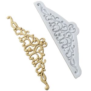 แม่พิมพ์ซิลิโคนมงกุฏสำหรับตกแต่งขอบเค้ก,แม่พิมพ์น้ำตาลปั้นช็อคโกแลตฟองดอง - Product Image 1