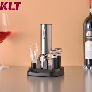 ที่เปิดขวดไวน์ไฟฟ้าแบบพกพา สแตนเลสสั่งทำพิเศษ พร้อมชุดจ่ายไวน์ - Product Image 4