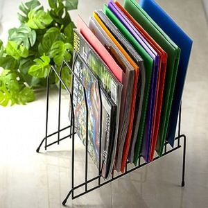Metal Wire Large Incline <b>File</b> Sorter 8 Compartment Desktop <b>File</b> Sorter <b>Organizer</b> - Product Image 4