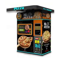 Distributeur automatique de pizzas commercial entièrement automatique 24h/24, kiosque de restauration rapide en libre-service avec écran tactile pour centre commercial