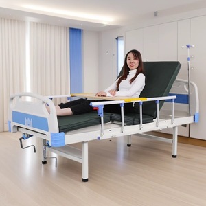 Cama de enfermería manual Hongtong de 2m x 90cm de acero inoxidable para el cuidado de ancianos - Product Image 1