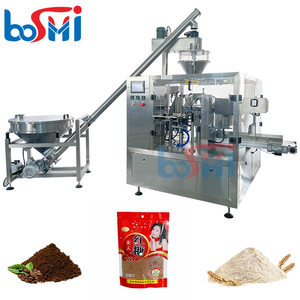 Machine d'emballage de sachets préformés pour bicarbonate de soude, ucralose, poudre de dextrose, machine de remplissage, machine d'emballage de sachets à fermeture éclair - Product Image 1