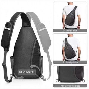Échantillon Gratuit Sacs Bandoulière Poitrine de Haute Qualité pour Hommes, Sacs à Dos de Voyage Sportifs Personnalisables, Sacs Sling Pas Chers pour l'Extérieur - Product Image 3