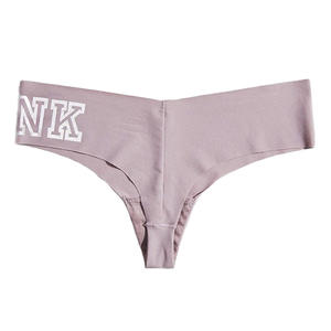 กางเกงชั้นในจีสตริงเซ็กซี่ของผู้หญิง,กางเกงชั้นในไร้รอยต่อสีชมพูสีเขียวชุดชั้นในผ้าวิสคอสสำหรับผู้หญิงปี0454 - Product Image 6