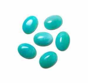 อเมซอนธรรมชาติอัญมณีหลวมตัดรูปไข่ Cabochon เล่นสี20-45มม. สำหรับการออกแบบเครื่องประดับที่สร้างสรรค์-เพิ่มการแสดงหิน - Product Image 4